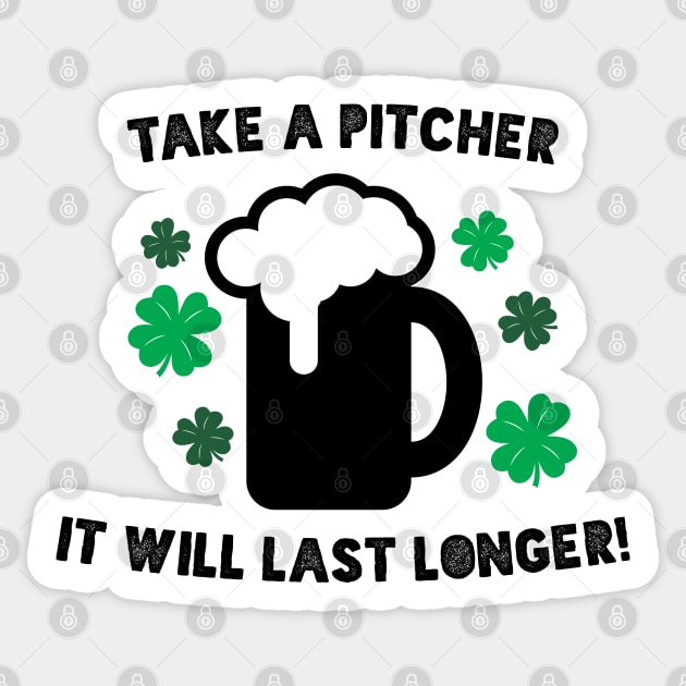 Take a Pitcher it will last longer! Sticker by Roufxis